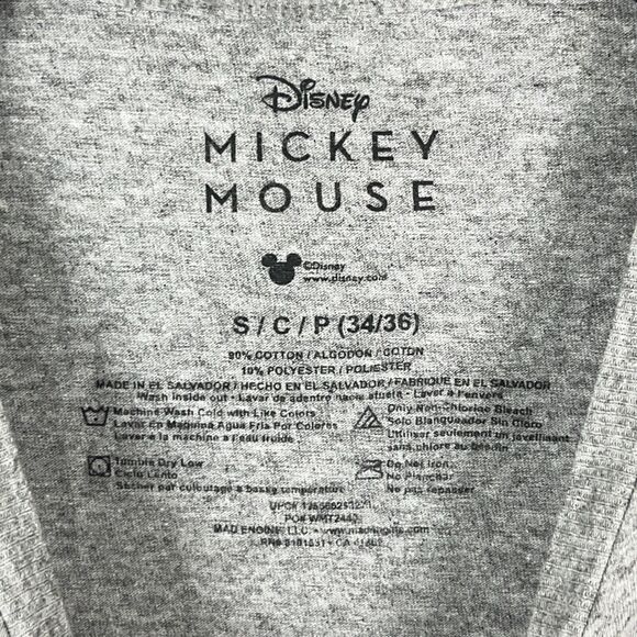 Mickey Mouse Shirt‎ Mens Small Disney Authentic Basic Casual Short-sleeve Tee - Picture 5 of 9